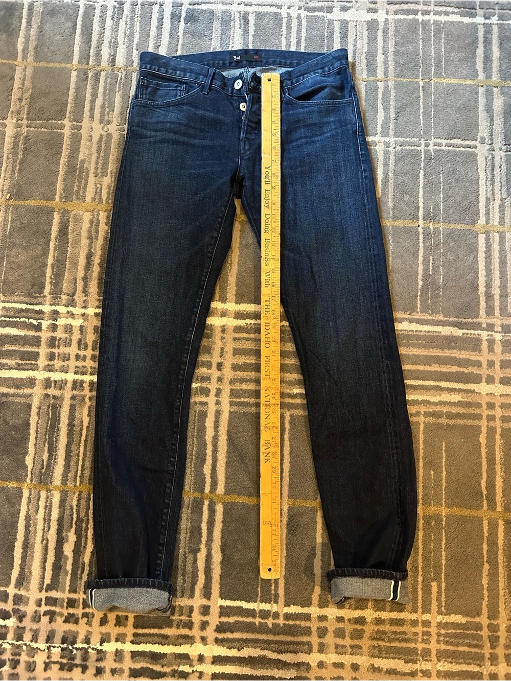 3x1 NYC Dark Blue Women's Selvedge Slim Jeans
